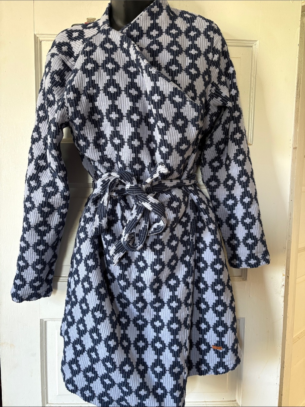 Isaac Mizrahi Live! Geometric Cotton Robe